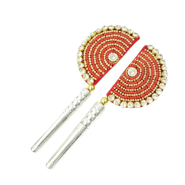 Handcrafted_Pure_Silver_Pankhi_For_Thakur_Ji_With_Pearl_Work_Bundle_Pack