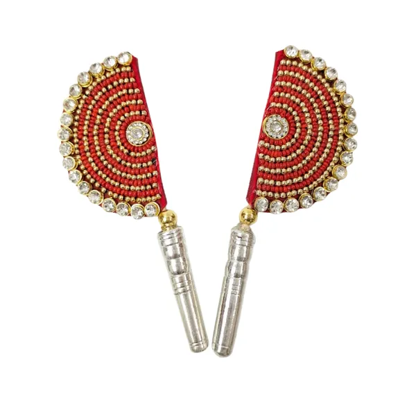Handcrafted_Pure_Silver_Pankhi_For_Thakur_Ji_With_Pearl_Work_Bundle_Pack