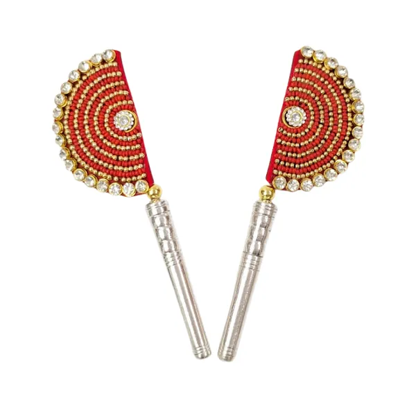 Handcrafted_Pure_Silver_Pankhi_For_Thakur_Ji_With_Pearl_Work_Bundle_Pack