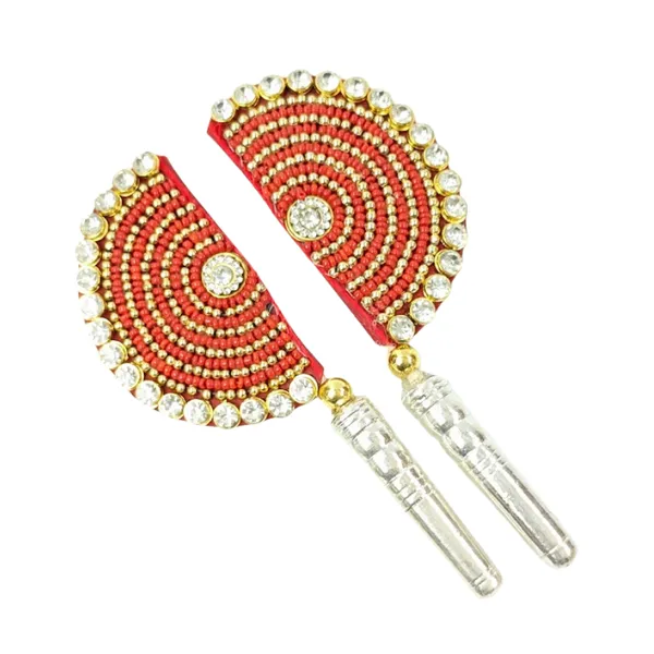 Handcrafted_Pure_Silver_Pankhi_For_Thakur_Ji_With_Pearl_Work_Bundle_Pack