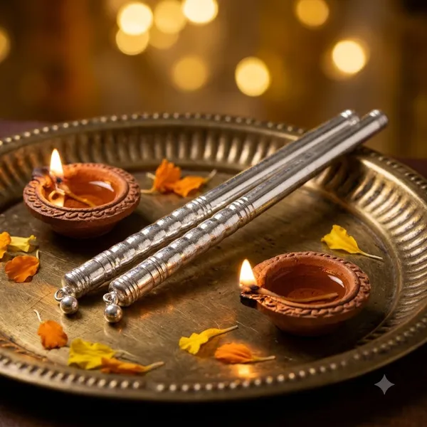 Pure_Silver_Ganesh_Pooja_Dandiya_Traditional_Silver_Sticks