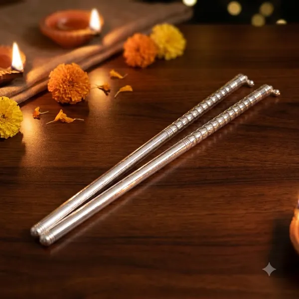 Pure_Silver_Ganesh_Pooja_Dandiya_Traditional_Silver_Sticks