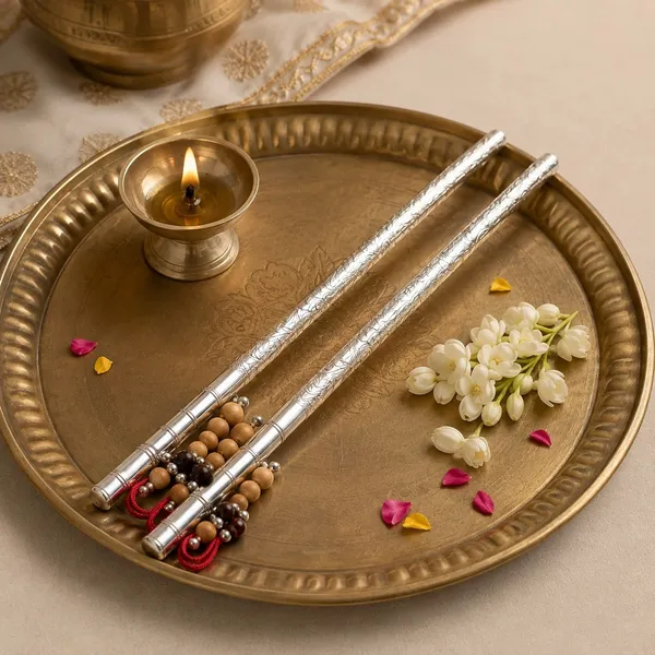 Pure_Silver_Ganesh_Pooja_Dandiya_Decorative_Silver_Sticks