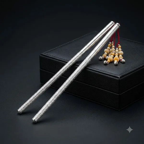 Pure_Silver_Ganesh_Pooja_Dandiya_Decorative_Silver_Sticks