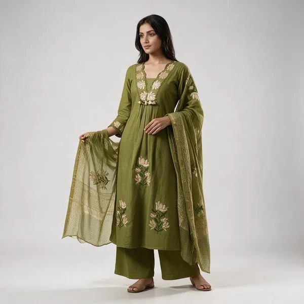 Green_Embroidered_Anarkali_Suit_Set_With_Dupatta