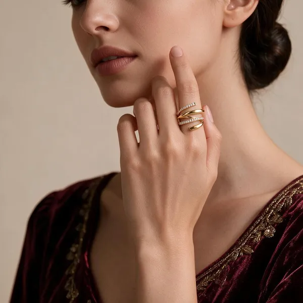 Gold-Plated_Talon_Pave_American_Diamond_Ring_For_Women