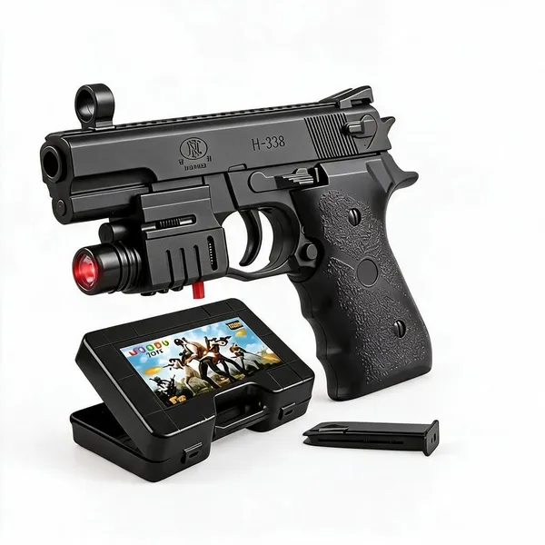 Black_Abs_Plastic_H-338_Toy_Pistol_With_Laser_Light_&_Storage_Case