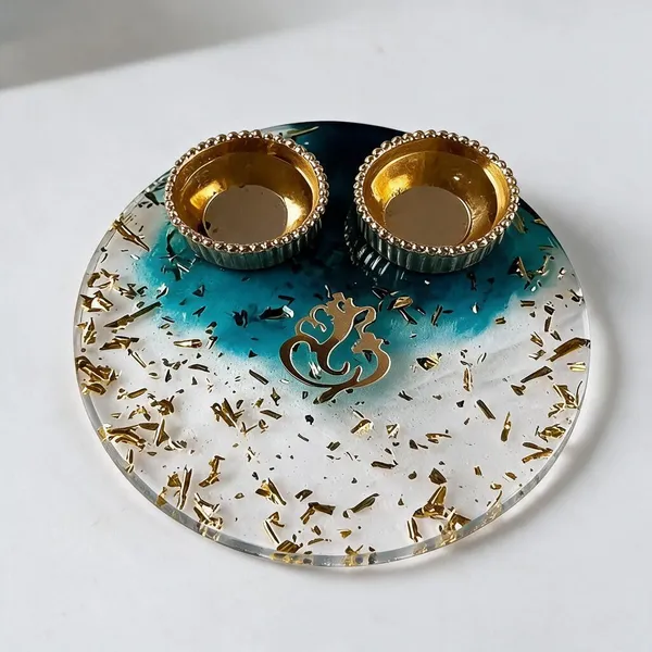 Resin_Devotional_Ganesha_Motif_Pooja_Thali_Set_Blue_White_Gold