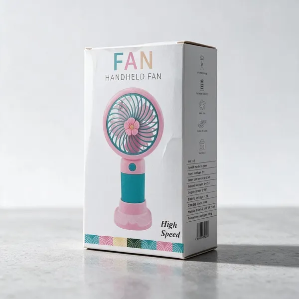 Pink_Blue_Usb_Rechargeable_Mini_Handheld_Portable_Fan