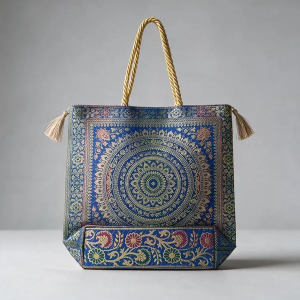 Blue_Cotton_Brocade_Printed_Shoulder_Bag_For_Women