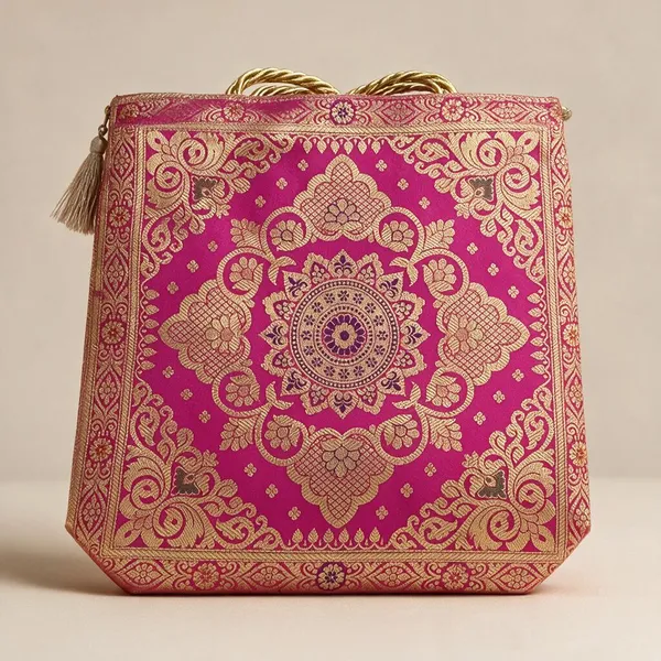 Pink_Cotton_Brocade_Ethnic_Handbag_For_Women