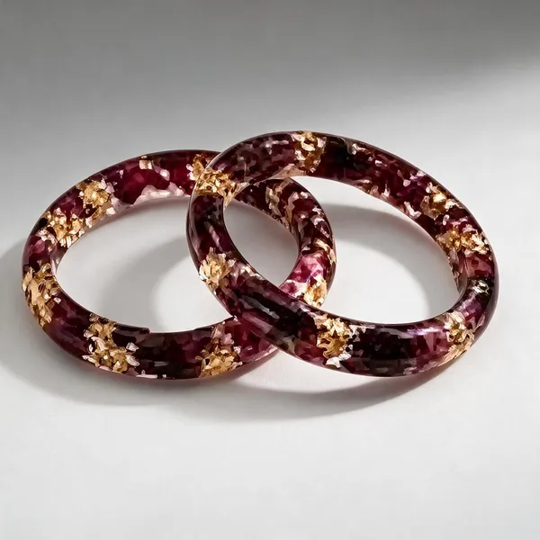 Maroon_Resin_Floral_Pattern_Bangle_Set_For_Women