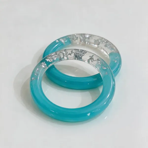 Turquoise_Resin_Glitter_Bangle_Set_For_Women