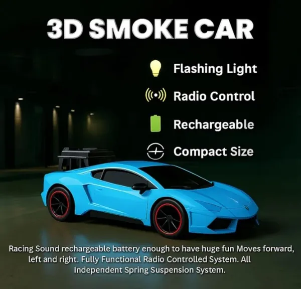 Anjal_artist_RC_Sport_Car_Toy_with_Realistic_Smoke_Effect,_USB_Rechargeable,_LED_Lights_(Blue)