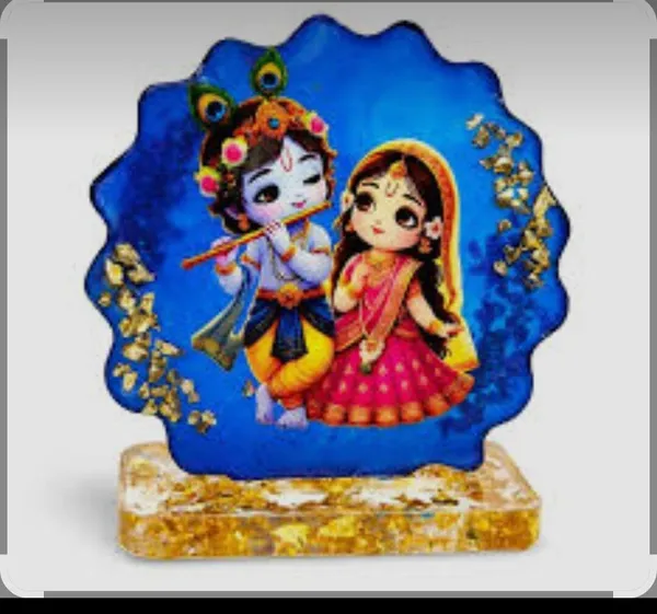 Anjal_artist_Decorative_Showpiece__-__8_cm_(Resin,_Multicolor)