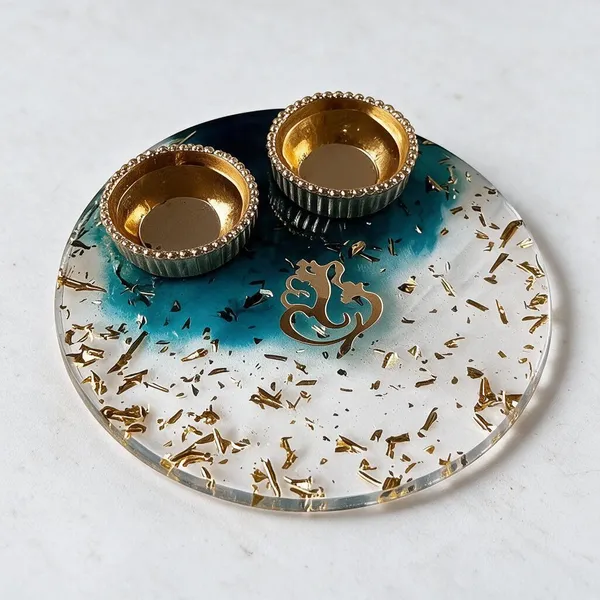 Resin_Devotional_Ganesha_Motif_Pooja_Thali_Set_Blue_White_Gold