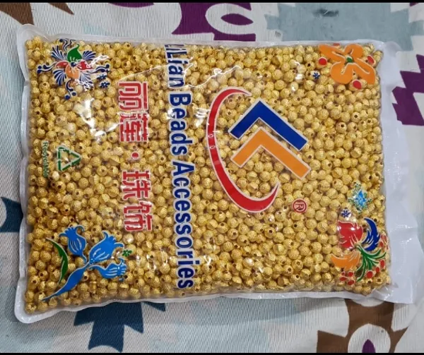 Golden_Round_Decorative_Craft_Beads