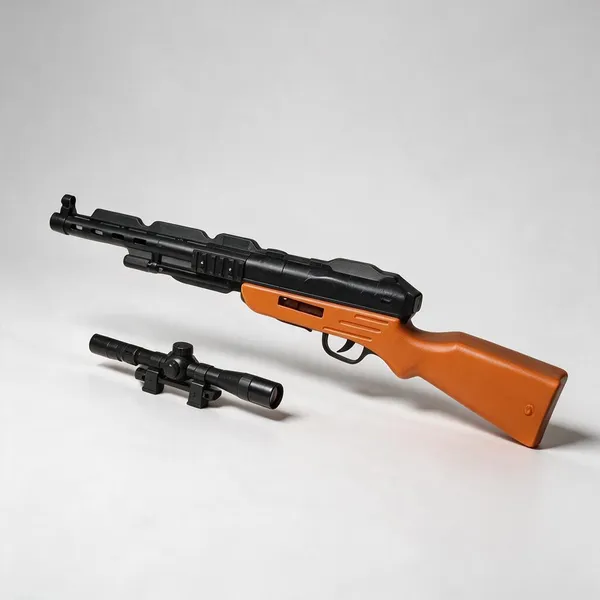 Black_Brown_Abs_Plastic_M40_Style_Toy_Rifle_With_Detachable_Scope