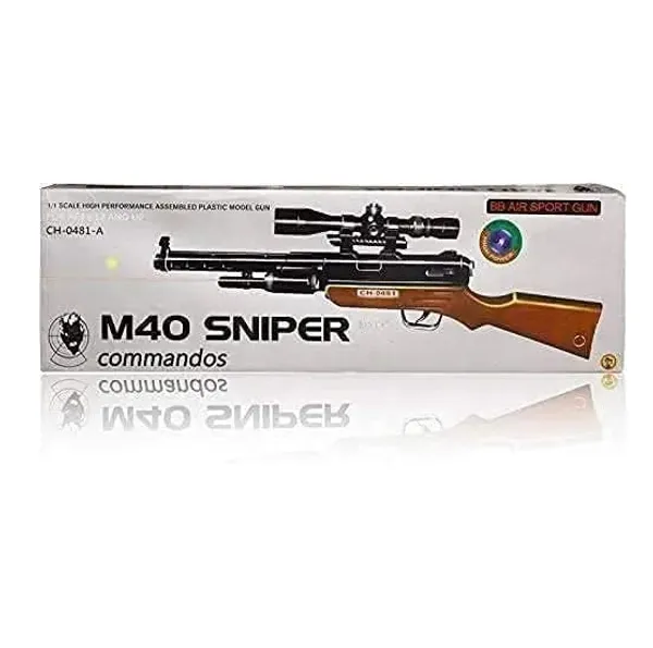 Black_Brown_Abs_Plastic_M40_Style_Toy_Rifle_With_Detachable_Scope