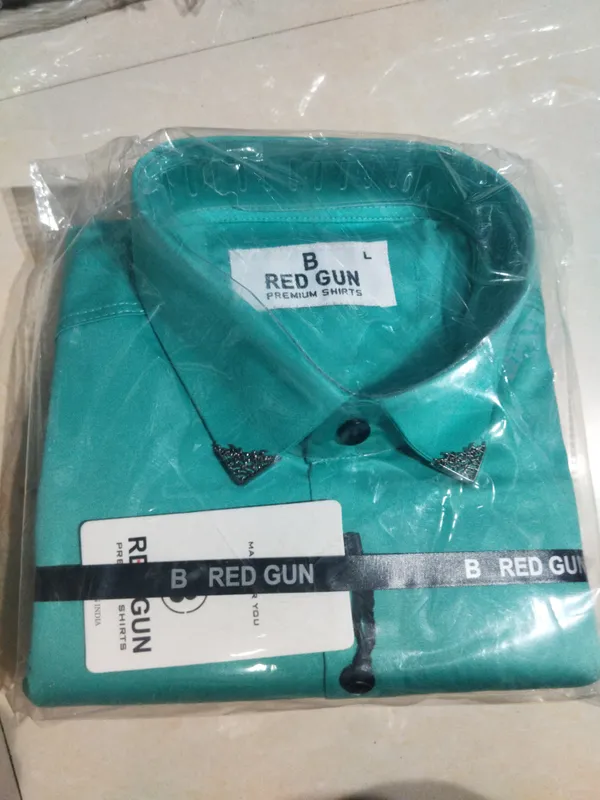Teal_Embellished_Collar_Shirt_for_Men