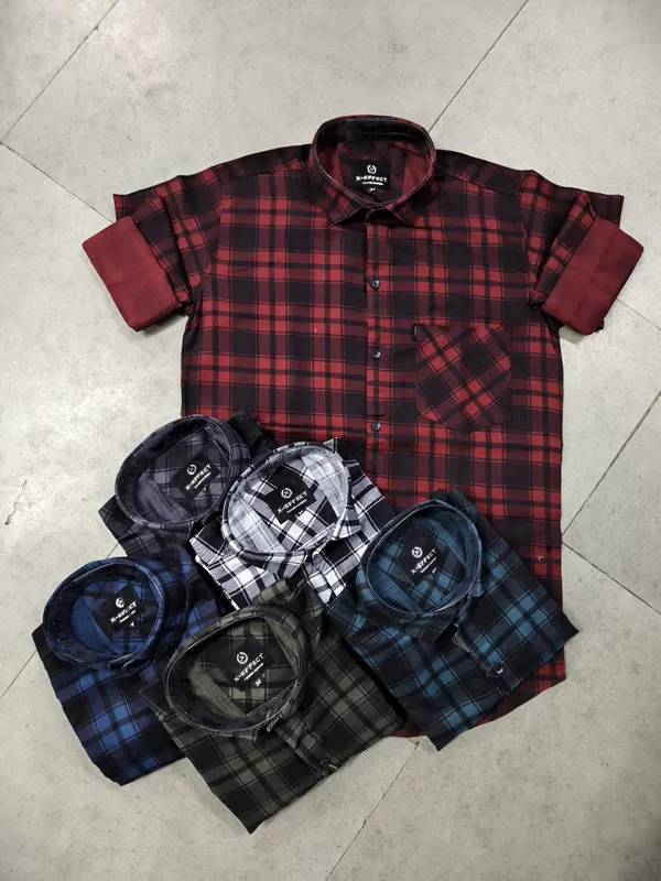 Red_Checkered_Short_Sleeve_Shirt_for_Boys