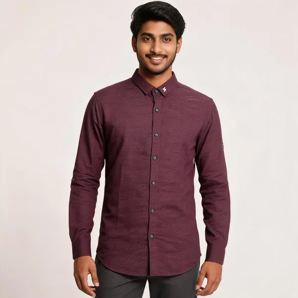 Maroon_Collared_Casual_Shirt_for_Men