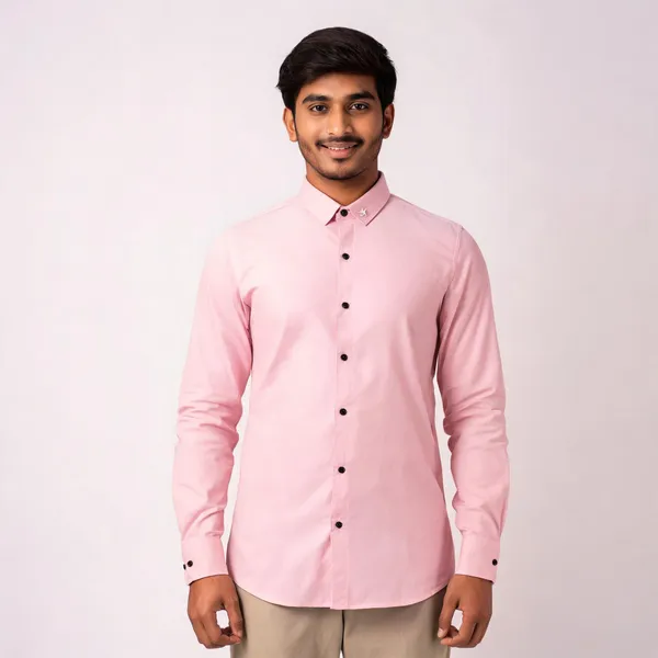 Pink_Cotton_Casual_Shirt_for_Men