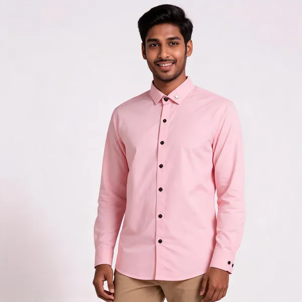 Pink_Cotton_Casual_Shirt_for_Men