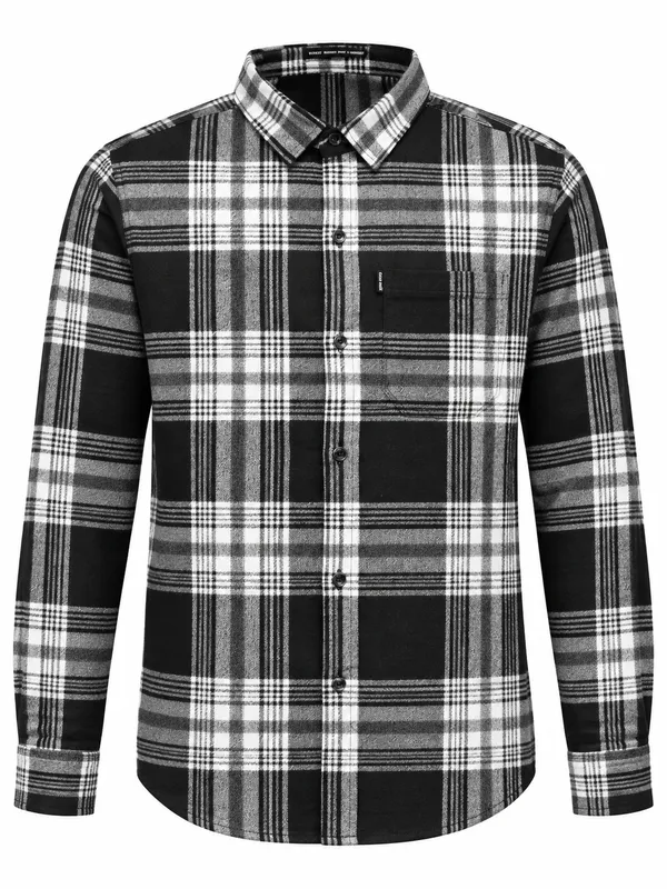 Black_Plaid_Casual_Shirt_for_Men