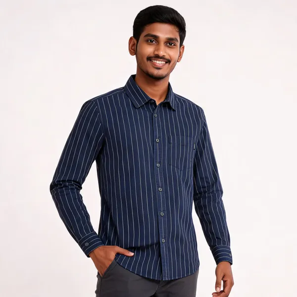 Navy_Striped_Shirt_for_Men