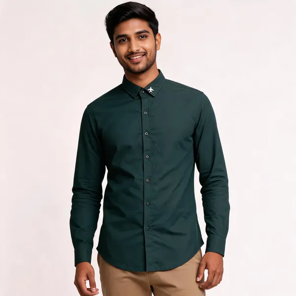 green_casual_shirt_for_men