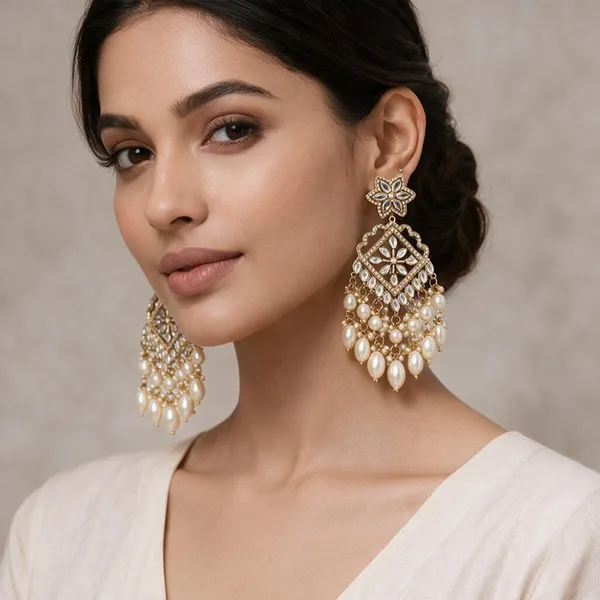 Gold-Tone_Pearl_Drop_Chandelier_Earrings_for_Women