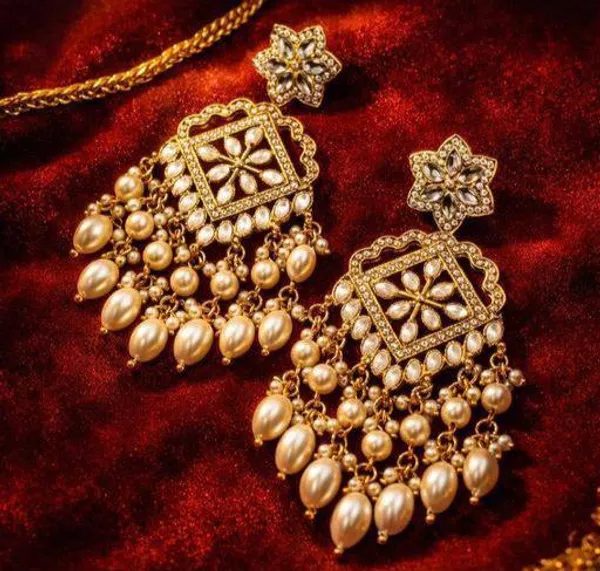 Gold-Tone_Pearl_Drop_Chandelier_Earrings_for_Women