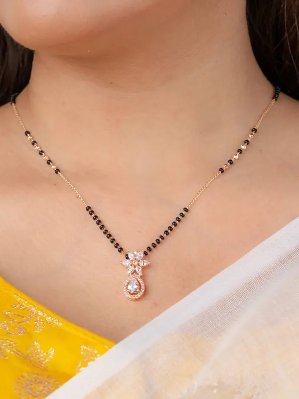 Black_Bead_And_Gold_Tone_Floral_Pendant_,Heart_Mangalsutra_Set_For_Women_Pack_Of_2