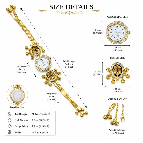 Gold_Tone_Chain_Bracelet_Watch_for_Women