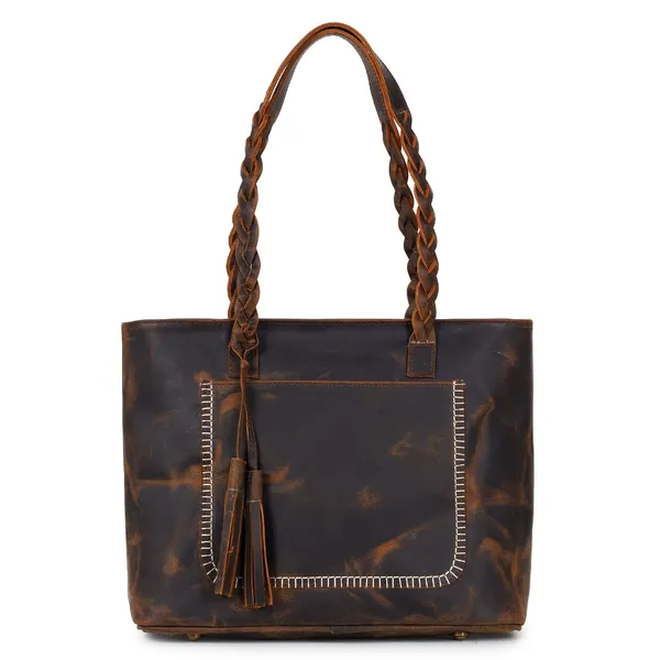 Brown_Leather-Look_Distressed_Tote_Bag_For_Women