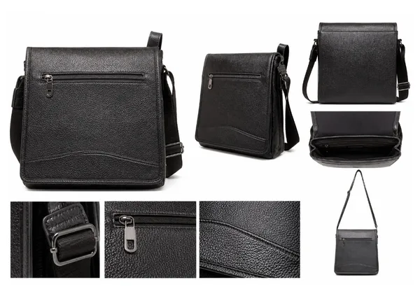 Black_Textured_Crossbody_Messenger_Bag_for_Men