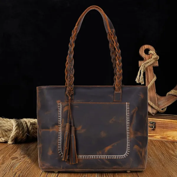 Brown_Leather-Look_Distressed_Tote_Bag_For_Women