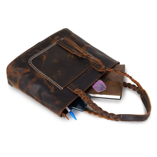 Brown_Leather-Look_Distressed_Tote_Bag_For_Women