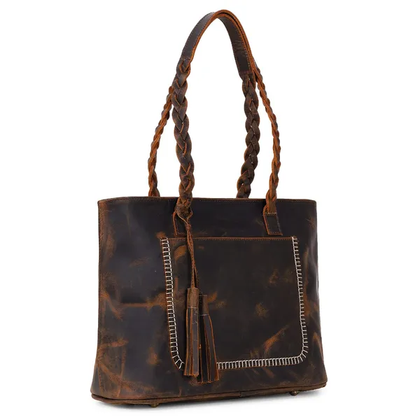 Brown_Leather-Look_Distressed_Tote_Bag_For_Women