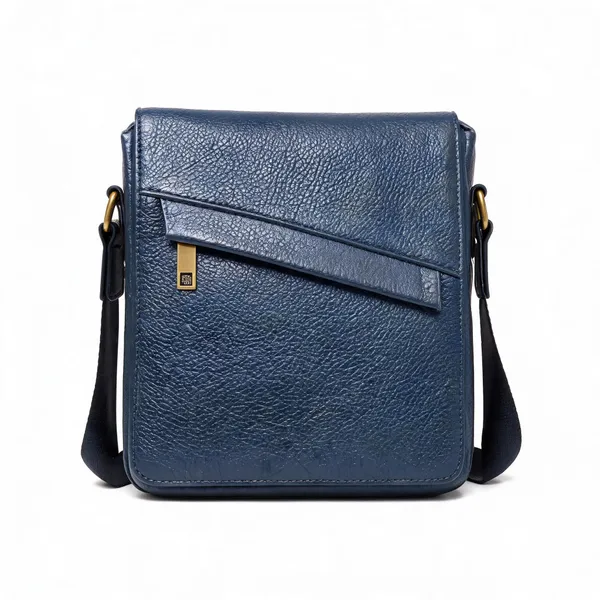 Navy_Textured_Leather_Crossbody_Sling_Bag_For_Men