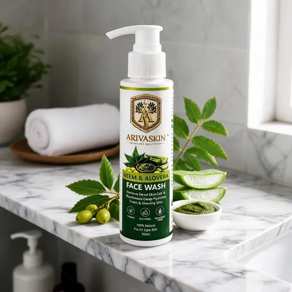 Neem_And_Aloe_Vera_Sls-Free_Herbal_Face_Wash_100Ml