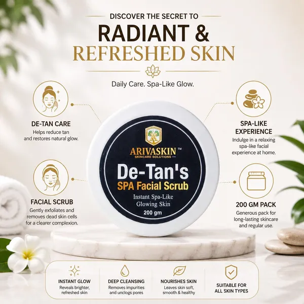 arivaskin_De-Tan's_SPA_Facial_Scrub_for_Glowing_Skin_(200_g)