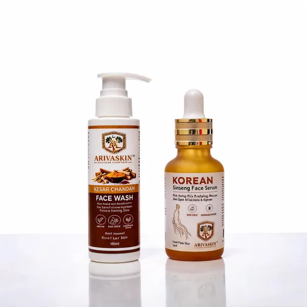 Kesar_Chandan_Face_Wash_and_Korean_Ginseng_Serum_Combo