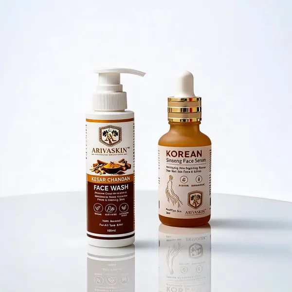 Kesar_Chandan_Face_Wash_and_Korean_Ginseng_Serum_Combo