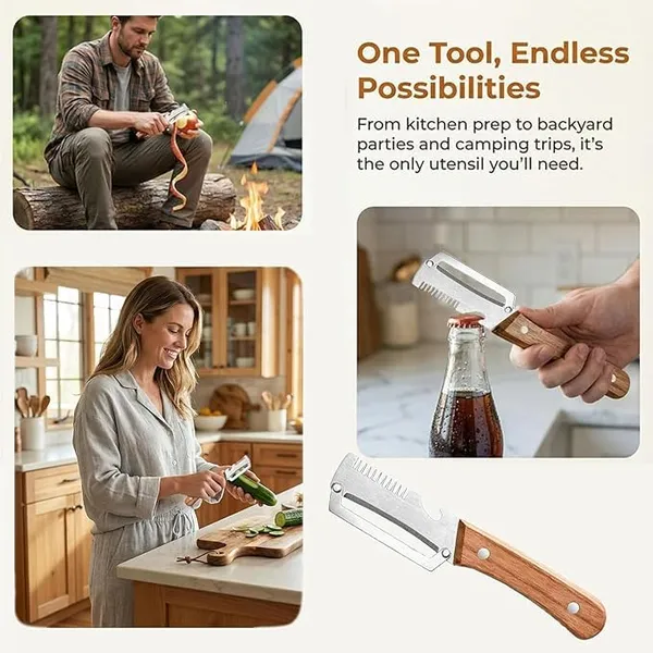 Multifunction_Camping_Utensil_Tool_With_Wooden_Handle_Stainless_Steel_Outdoor_Cutlery_With_Fork_Edge_Bottle_Opener_Portable_Utility_Tool_For_Camping_Hiking_Picnic_Travel_Bbq