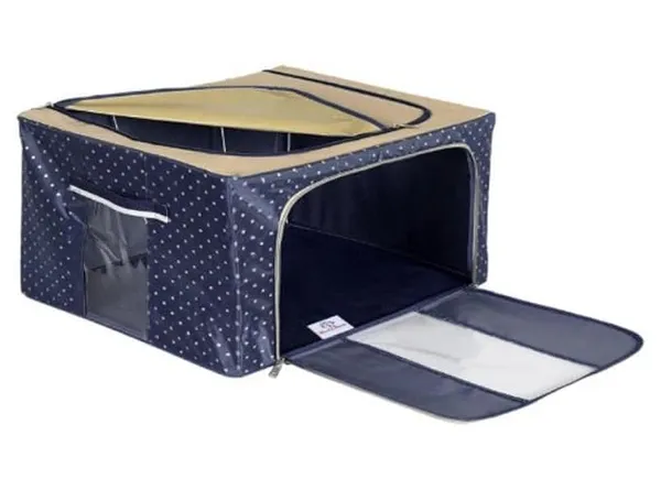 24l_Foldable_Storage_Box_With_Lid_Transparent_Window_Fabric_Clothes_Organizer_With_Zipper_Closure_Wardrobe_Storage_Bag_For_Sarees_Blankets_Toys_Bedding_Household_Items_Pack_Of_2