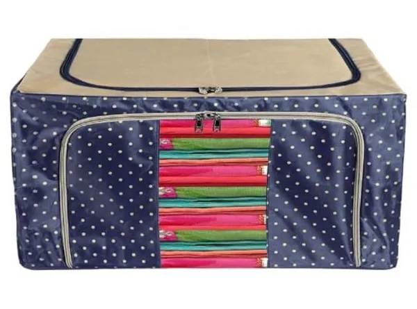 24l_Foldable_Storage_Box_With_Lid_Transparent_Window_Fabric_Clothes_Organizer_With_Zipper_Closure_Wardrobe_Storage_Bag_For_Sarees_Blankets_Toys_Bedding_Household_Items_Pack_Of_2