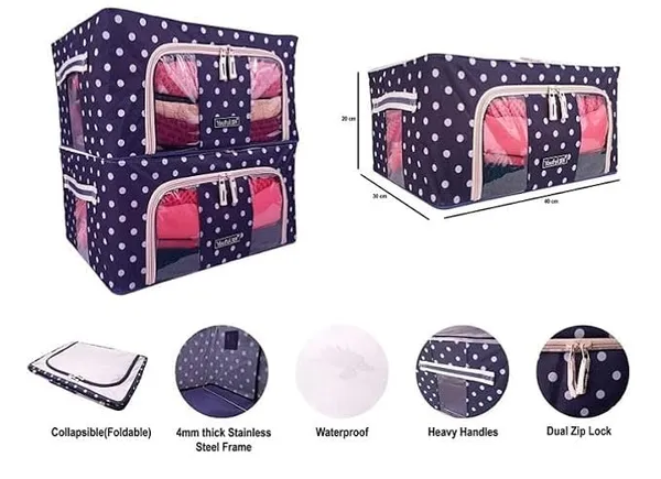 24l_Foldable_Storage_Box_With_Lid_Transparent_Window_Fabric_Clothes_Organizer_With_Zipper_Closure_Wardrobe_Storage_Bag_For_Sarees_Blankets_Toys_Bedding_Household_Items_Pack_Of_2