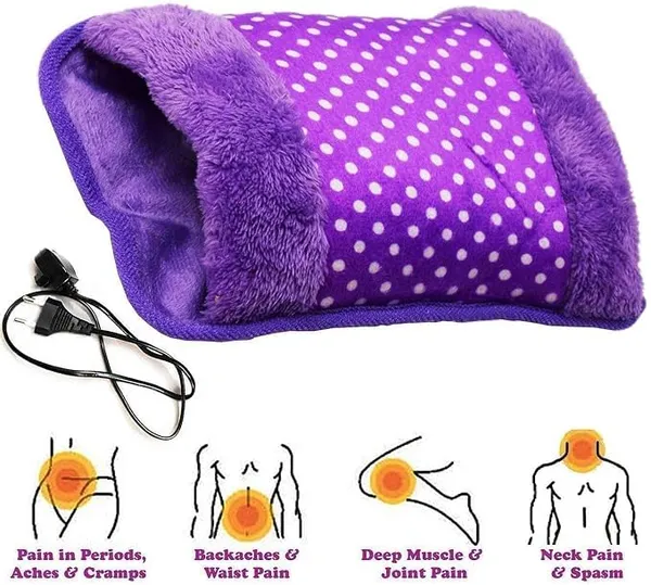 Electric_Hot_Water_Bag_For_Pain_Relief_With_Soft_Velvet_Cover_Charging_Cord_Reusable_Heating_Gel_Pad_For_Period_Cramps_Back_Neck_Shoulder_Knee_Muscle_Aches_Winter_Warmth